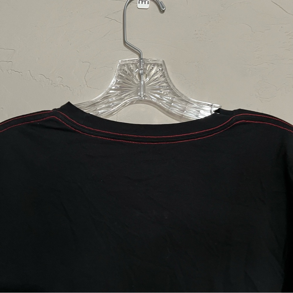 RVCA Mark Oblow Vintage Wash Patch Matte Roses on sleeves Long Sleeve T-Shirt - Picture 11 of 11